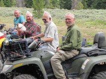 (from left) Quentin Hellinger, Ron Braun, Oliver Brown, and Ron