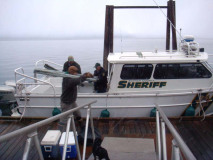 Bonner County Sheriff boat