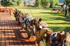 Lining up the gear