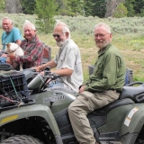 (from left) Quentin Hellinger, Ron Braun, Oliver Brown, and Ron