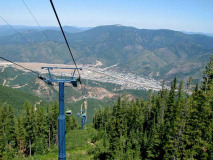View, Silver Mtn. Gondola