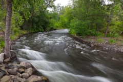 Idaho, western, Council, The Weiser River between Cambridge and Council rounds a sweeping bend in spring.