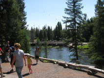Along the walkway at Big Springs. By Geraldine Mathias