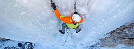Armed with spiky equipment, cyborg-like ice climbers take on the Snake River Canyon. The author, an ice-climber for two decades, documents how it’s done.