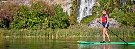 A famly excursion on standup paddleboards takes the author and his young adult children to many of the Snake River's most iconic locales for paddling of all kinds along its south-central Idaho course.