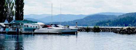 Near the Silver Valley, a onetime timber boomtown is now a tourist haven on the shores of Lake Coeur d'Alene.