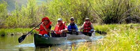 A longtime supporter of the Nature Conservancy canoes in the Silver Creek Preserve to discover firsthand what the good work is all about.