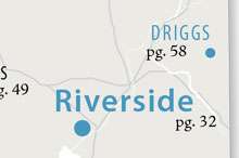 Riverside, Idaho location map