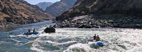 An eventful rafting trip through Lower Salmon River country ends on a flooding Snake River.