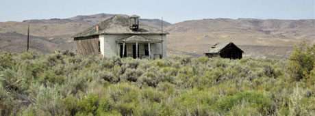The 19th Century boomtown is gone but ranchers still live and work in this part of Owyhee County west of Murphy.