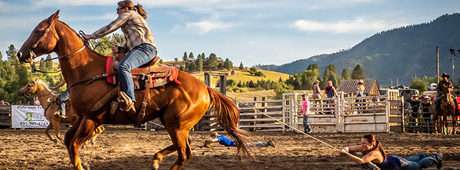 Each August, a rodeo inspired by a classic Western film brings highly unusual events to Garden Valley.