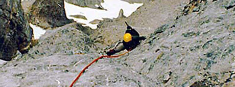 The first-ever ascent of Mount Breitenbach's daunting North Face was achieved in 1983, by the author and friends. 